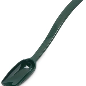 Carlisle FoodService Products Plastic Solid Spoon, 9 Inches, Green