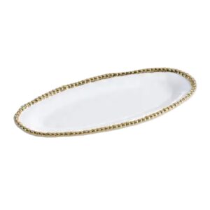 pampa bay golden salerno small oval serving piece