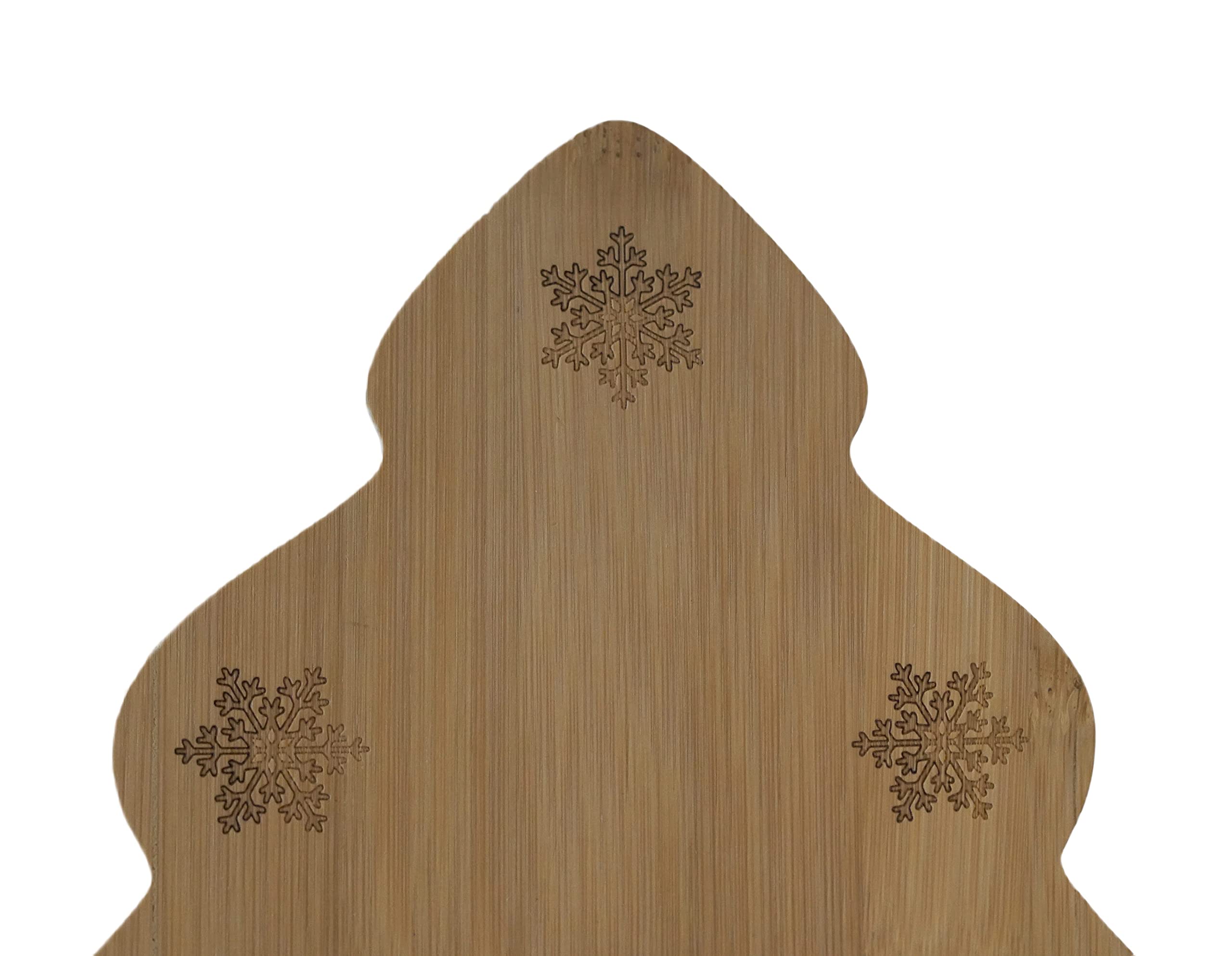 Christmas Tree Charcuterie Board Set with Cheese Knife Cutting Board Made From Natural Sustainably Sourced Bamboo