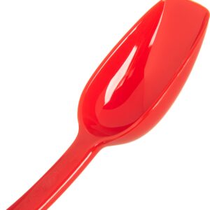 Carlisle FoodService Products 447005 Solid Buffet / Salad Serving Spoon, 0.8 oz, Red