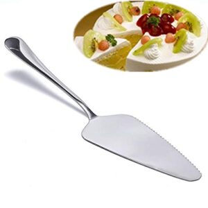 Stainless Steel Cake Server Wedding Cake Slicer Serving Pie Pizza Servers Cakes Cutter Scraper Flatware for Baking