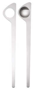 stelton arne jacobsen salad servers, 12.2 in