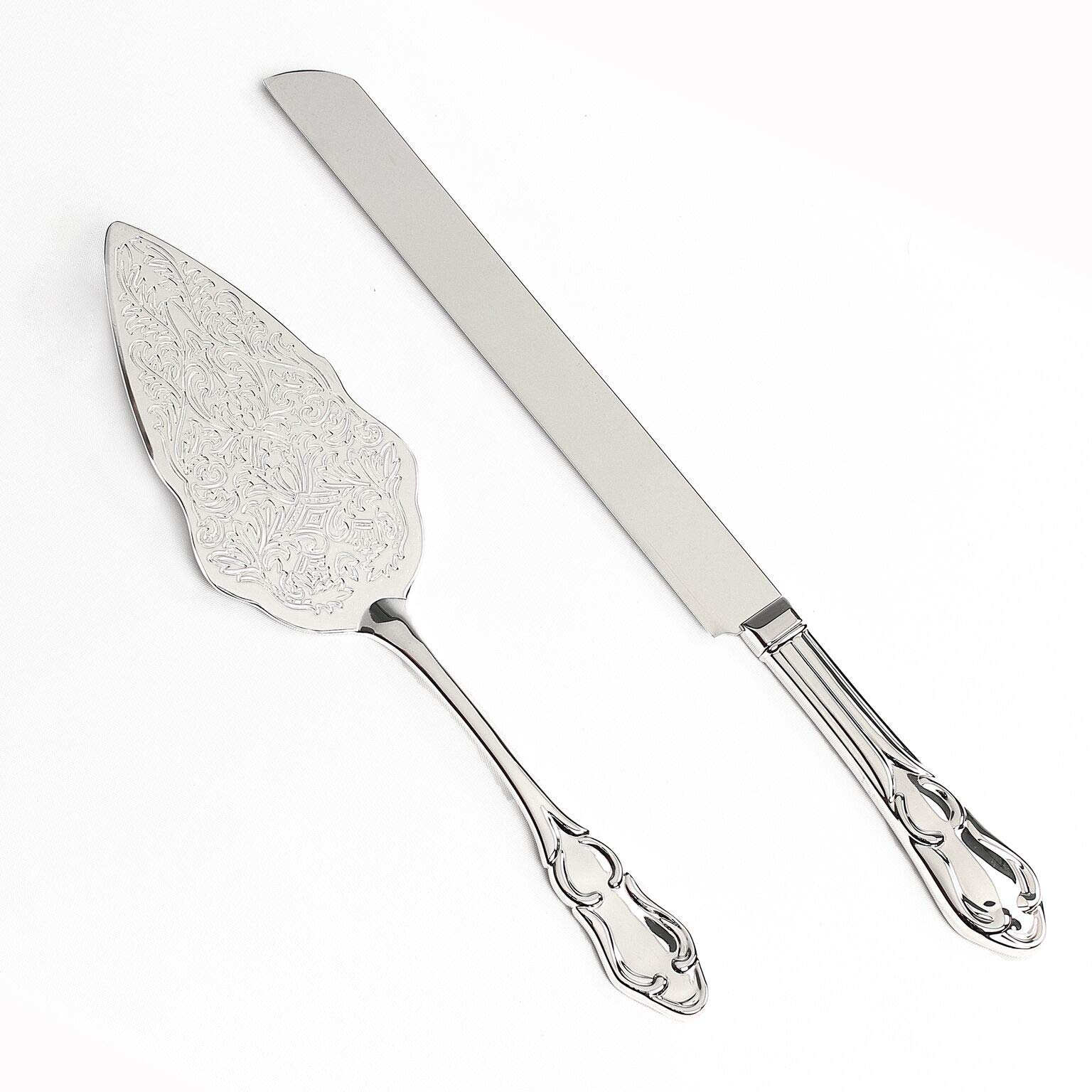 Embossed Cake Server Set