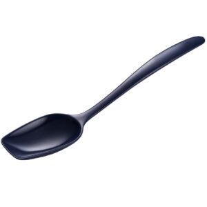 gourmac hutzler 10 inch melamine serving spoon, cobalt blue