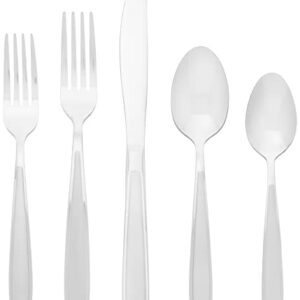 Oneida Jordan 20 Piece Everyday, Service for 4 Flatware, 10.4 inches, Silverware Set