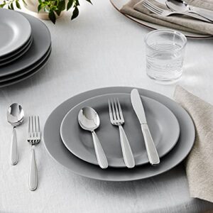 Oneida Jordan 20 Piece Everyday, Service for 4 Flatware, 10.4 inches, Silverware Set