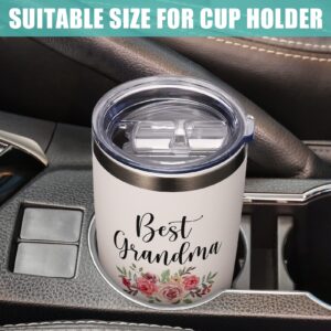 Fimibuke Best Grandma Gifts - 20 OZ Tumbler Mothers Day Gift for Grandma from Granddaughter, Grandson, Grandkid, Insulated Cup Funny Birthday Present Gift for Grandmother/Nana/New Grandma/Grandparents