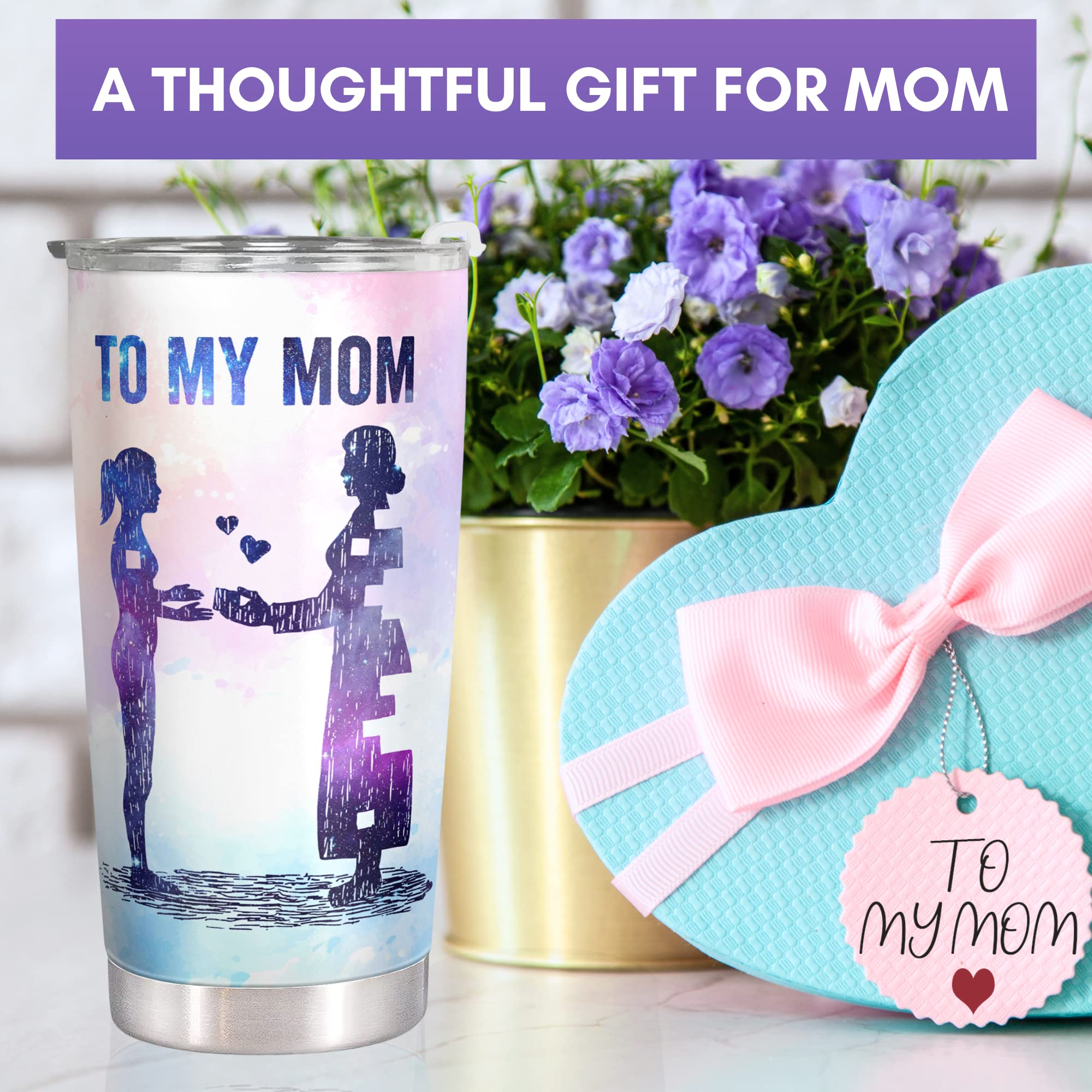 Pawzity Gifts For Mom from Daughter - Mom Gifts - Mothers Day Gifts for Mom, Mother's Day Gifts, Gifts for Mothers Day - Mom Birthday Gifts from Daughter, Mom Birthday Gifts - 20 Oz Tumbler