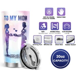 Pawzity Gifts For Mom from Daughter - Mom Gifts - Mothers Day Gifts for Mom, Mother's Day Gifts, Gifts for Mothers Day - Mom Birthday Gifts from Daughter, Mom Birthday Gifts - 20 Oz Tumbler