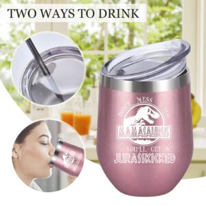 Mothers Day Mom Gifts for Mother Mom in Law, Birthday Gifts for Mom Women Wife Girlfriend Her, Mama Gifts from daughter son, Funny Gifts for Mothers Day - 12 Oz Wine Coffee Tumbler