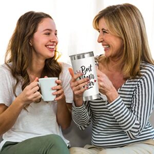 JOLOCHILL Gifts for Mom from Daughter, Son, Husband - Mom Christmas Gifts - Best Mom Ever Gifts - Unique Birthday Christmas Gifts for Mom, Wife - New Mom Gifts for Women - Mom Tumbler 20 Oz