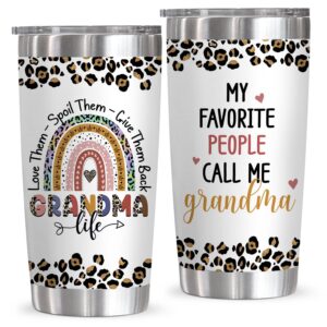 teezwonder gifts for grandma, birthday, christmas, mothers day, thanksgiving gifts for women, nana, grandma gifts idea, first-time new grandma gifts, 20 oz stainless steel tumbler for women