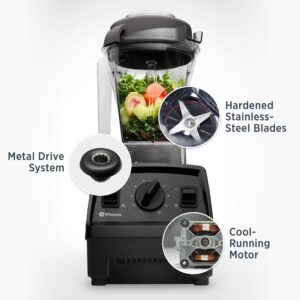 Vitamix E310 Explorer Blender with 48 Oz Container, Aircraft-Grade Stainless Steel Blades – Professional-Grade Powerful Motor Base, Variable Speed Control, Pulse Feature, Self-Cleaning