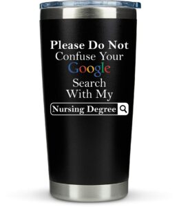 klubi nurse travel mug gifts for women - google search travel coffee mug/tumbler 20oz -funny gift for nurses, women, men, nurse practitioner, female, male, bulk, nursing assistant