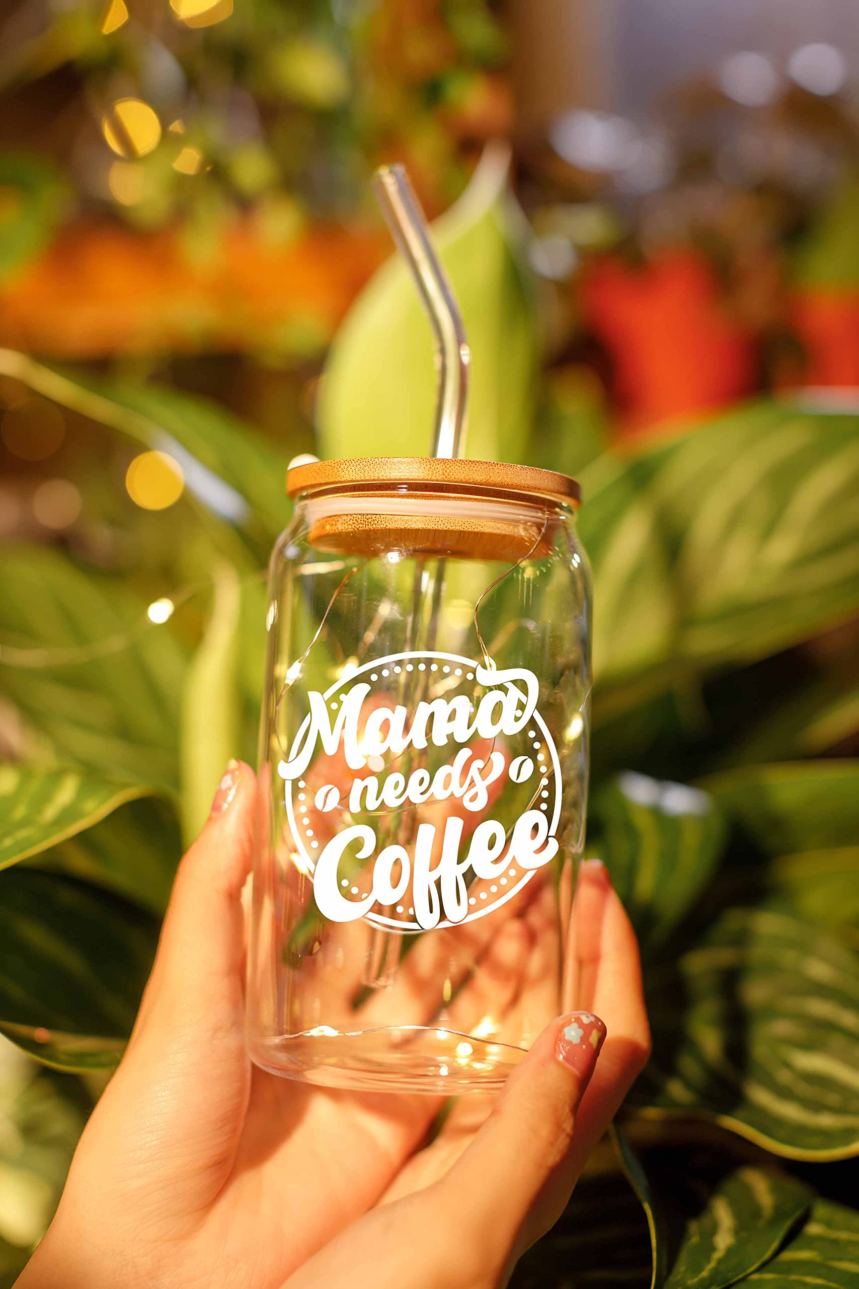 NewEleven Mothers Day Gifts For Mom - Unique Birthday Gifts For Mom, Mother, Wife, New Mom, Bonus Mom, Pregnant Mom - 16 Oz Coffee Glass