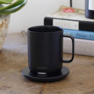 Ember Charging Coaster 2, Wireless Charging for Use with Ember Temperature Control Smart Mug, Black