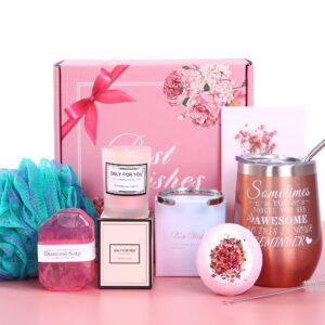 mado spa gift basket for birthdays and mother's day - relaxation gifts for mom, wife, and female friends