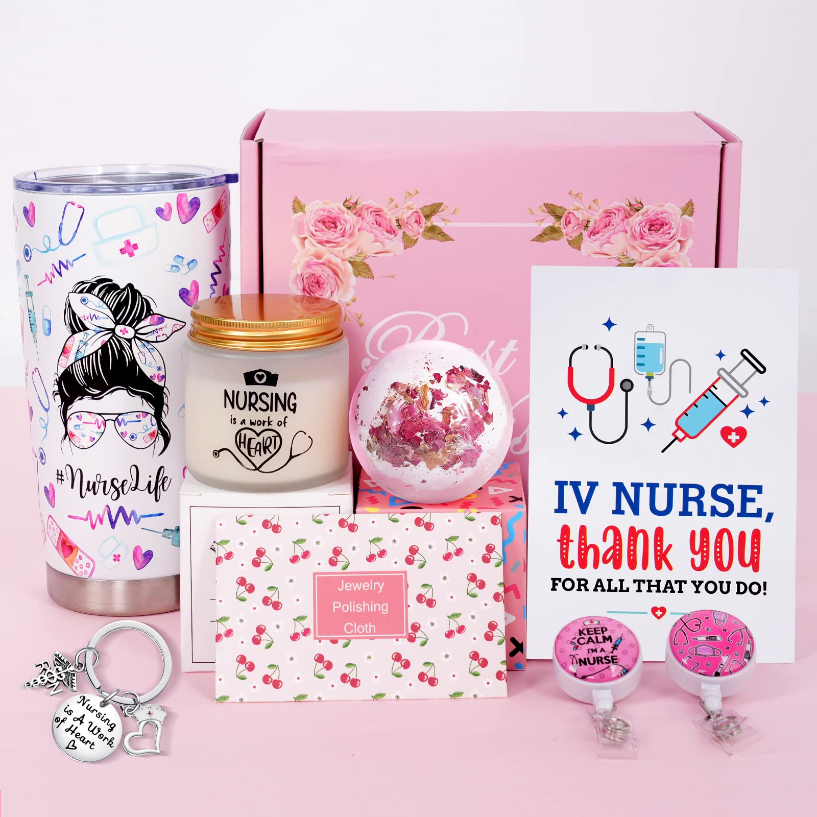 Nurse Gifts for Women, Nurse Appreciation Gifts, Nurse Week Gifts, Before Patients After Patients Gift Set, Nurse Practitioner Gift Baskets for Women, Nurse Graduation Gift Box