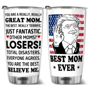 trump mom tumbler, trump mom mug, you are a really really great mom tumbler funny mom cup you are the best mom gift for momdy mom papa from daughter son wife on mothers day christmas birthday