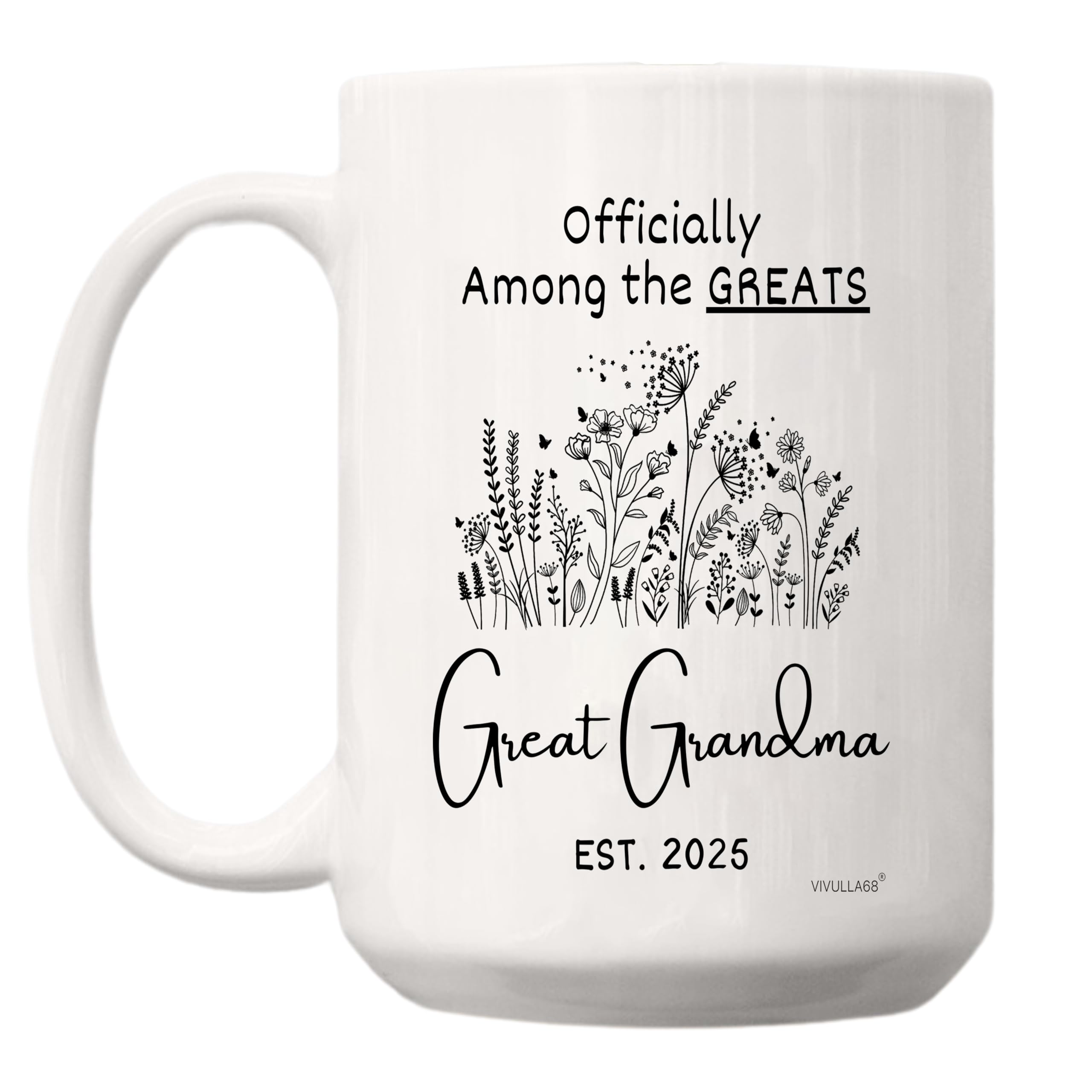 Vivulla68 Great Grandma Mug 2023, New Great Grandma Gifts, Youre Going To Be Great Grandparents Gifts, Presents For Great Grandma Pregnancy Announcement, Happy Mothers Day Gifts for Great Grandmother