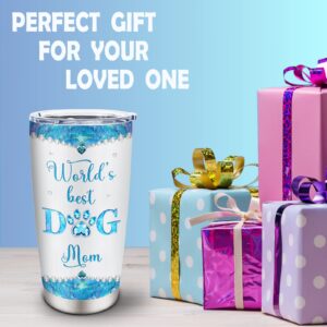 Noxulie Dog Mom Tumbler - Dog Mom Gifts For Women - Dog Mom Gift - Dog Lovers Gifts For Women - Gifts For Dog Lovers - Dog Lover Gift Ideas - Mothers Day Gifts For Dog Mom - Birthday Gifts For Dog Mom