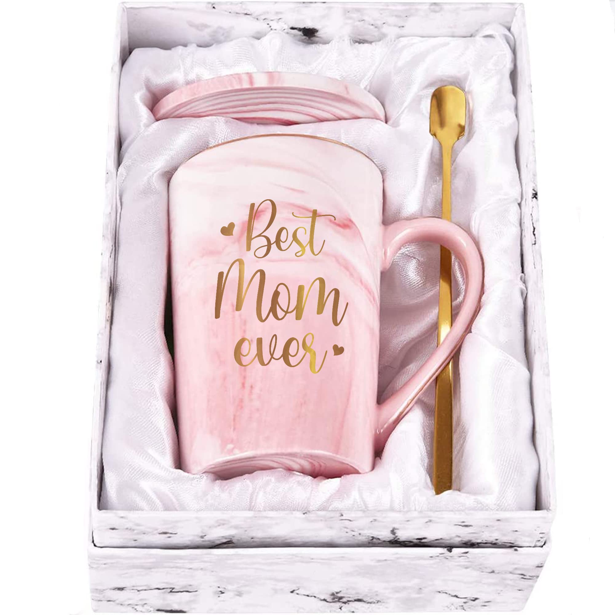 Best Mom Ever Mug Mom Mug Best Mom Ever Gifts Mom Coffee Mug Mom Mugs from Daughter Son Kids Things To Get Your Mom For Christmas, Mothers Day, Birthday Best Mommy Ever Gifts Pink Mug 12oz