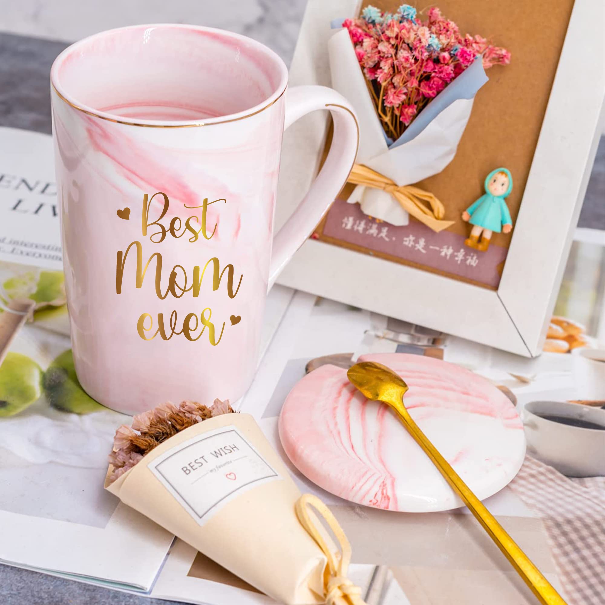 Best Mom Ever Mug Mom Mug Best Mom Ever Gifts Mom Coffee Mug Mom Mugs from Daughter Son Kids Things To Get Your Mom For Christmas, Mothers Day, Birthday Best Mommy Ever Gifts Pink Mug 12oz