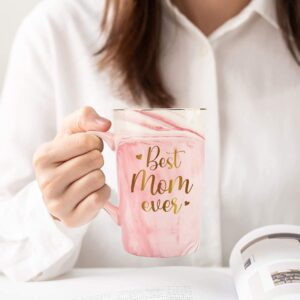 Best Mom Ever Mug Mom Mug Best Mom Ever Gifts Mom Coffee Mug Mom Mugs from Daughter Son Kids Things To Get Your Mom For Christmas, Mothers Day, Birthday Best Mommy Ever Gifts Pink Mug 12oz