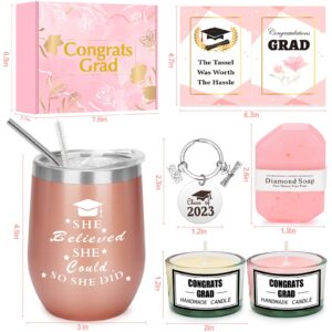 Graduation Gifts for Her 2023, College Gifts, Relaxing Spa Basket Gift with Tumbler, Masters Degree Grad New Job Class of 2023 For Girls Graduates Women (Graduation)