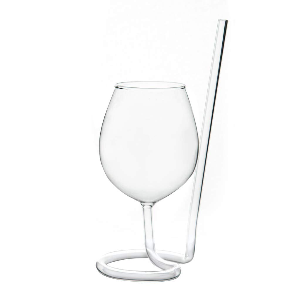 Daylily SIPSIP Wine Glass | The Wine Glass with a Straw