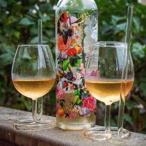 Daylily SIPSIP Wine Glass | The Wine Glass with a Straw