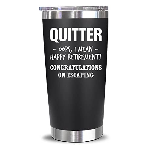 Retirement Gifts For Men Women 2024 - Retired Gifts For Men, Women - Retirement Party Decorations - Fun Retirement Gifts For Women, Men, Retired People, Coworkers, Friends - 20 Oz Tumbler