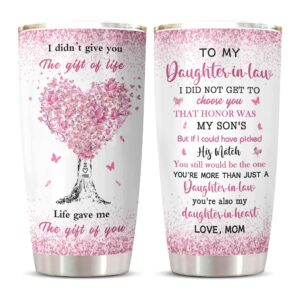 zaniion daughter in law gifts tumbler, gifts for daughter in law, daughter in law gift ideas, best future daughter in law birthday gift, daughter-in-law gifts from mother-in-law coffee cup 20oz 1pc