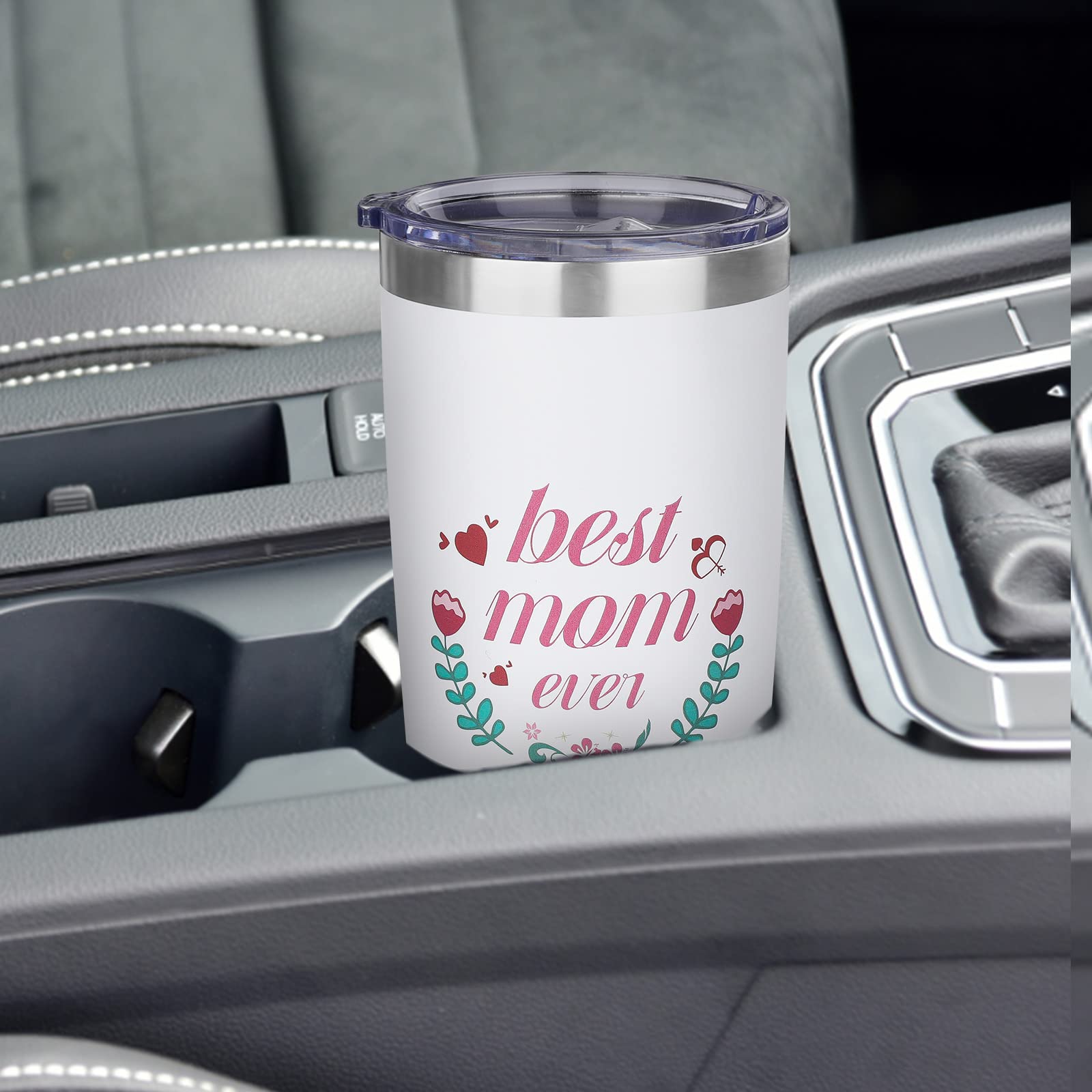 EcoMozz 20 oz Tumbler Stainless Steel Mug with Lid, Gifts for Mom - Birthday Gifts for Mom&Mothers Day Gifts From Daughter Son Husband New Mom,Pregnant Mom