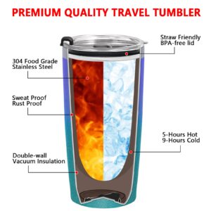 GINGPROUS New Mom Gifts Tumbler, Promoted to Mommy Est 2023, Mothers Day Gifts for New Mom to be First Time Mom Mother Pregnancy Baby Shower, 20oz Insulated Stainless Steel Travel Tumbler, Glitter