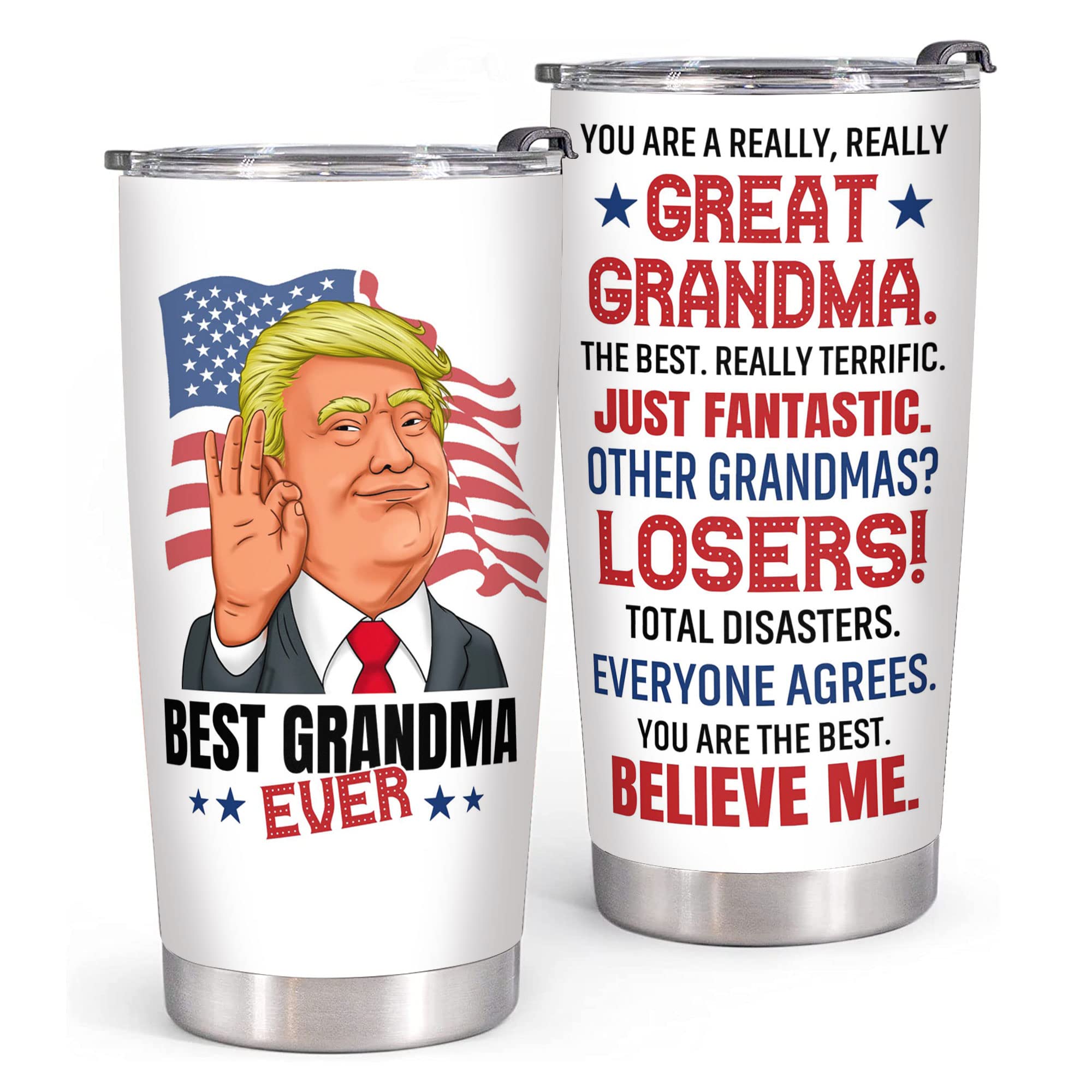 Gifts for Grandma from Grandchildren - Great Grandma Gifts - Grandma Christmas Gifts - Christmas Gifts for Grandma - Grandma Birthday Gifts for Grandma, Grandma Gift Ideas - Grandma Tumbler 20Oz