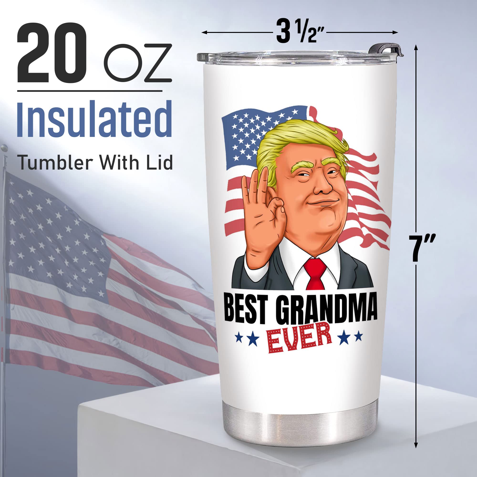 Gifts for Grandma from Grandchildren - Great Grandma Gifts - Grandma Christmas Gifts - Christmas Gifts for Grandma - Grandma Birthday Gifts for Grandma, Grandma Gift Ideas - Grandma Tumbler 20Oz