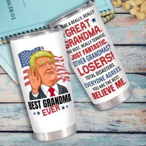 Gifts for Grandma from Grandchildren - Great Grandma Gifts - Grandma Christmas Gifts - Christmas Gifts for Grandma - Grandma Birthday Gifts for Grandma, Grandma Gift Ideas - Grandma Tumbler 20Oz