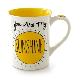 our name is mud “you are my sunshine” stoneware mug, 16 oz.