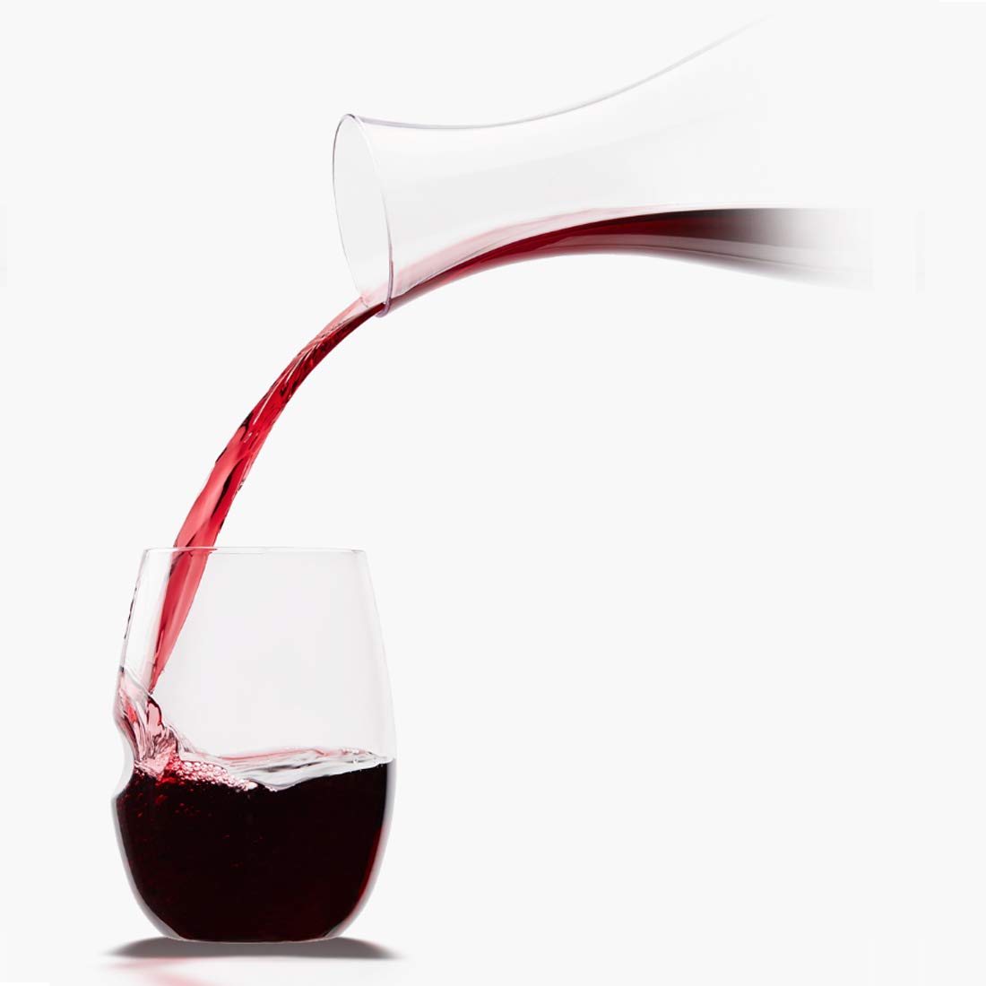 govino Go Anywhere Wine Glasses | Dishwasher Safe, Flexible, Shatterproof, and Recyclable | 16 oz. Each | Set of 4.