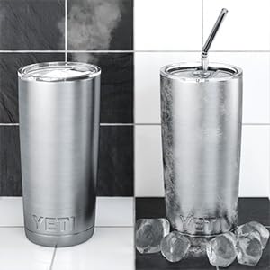 20/10 OZ - 2 Replacement Lids for Yeti Tumblers like Yeti Lids - 3.3 Inch Diameter - Spill Proof Lids for Yeti Tumblers - Tumbler Lid for Yeti Tumbler 20/10 oz, Tumbler Lids 20 & 10 oz Replacement Lid