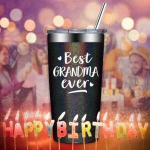 Fufendio Gifts for Grandma - Grandma Christmas Gifts - Great Grandma Gifts - Best Grandma Ever Gifts - Birthday Mothers Day Gifts for Grandma - Grandma Mug Tumbler 20oz