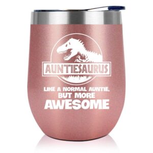 Christmas Gifts For Aunt From Niece, Nephew - Cool Gifts For Aunt, New Aunt, Auntie, Sister - Aunt Birthday Gift, Aunt Announcement, Promoted To Aunt, Best Aunt Ever - 12 Oz Tumbler