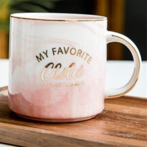 mecai funny mom mug-my favorite child gave me this coffee mug-best birthday mothers day gifts for mom from favorite daughter son