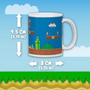 Paladone Super Mario Brothers Heat Changing Ceramic Coffee Mug - Collectors Edition