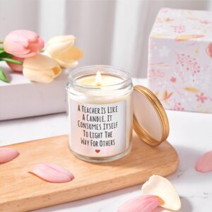 Teacher Gifts for Women - Teacher Appreciation Gifts - Thank You Gifts, Best Teacher Gifts from Student, Back to School, Graduation Gifts Coffee Mug Keychain Candle Gifts Basket for Teachers Women