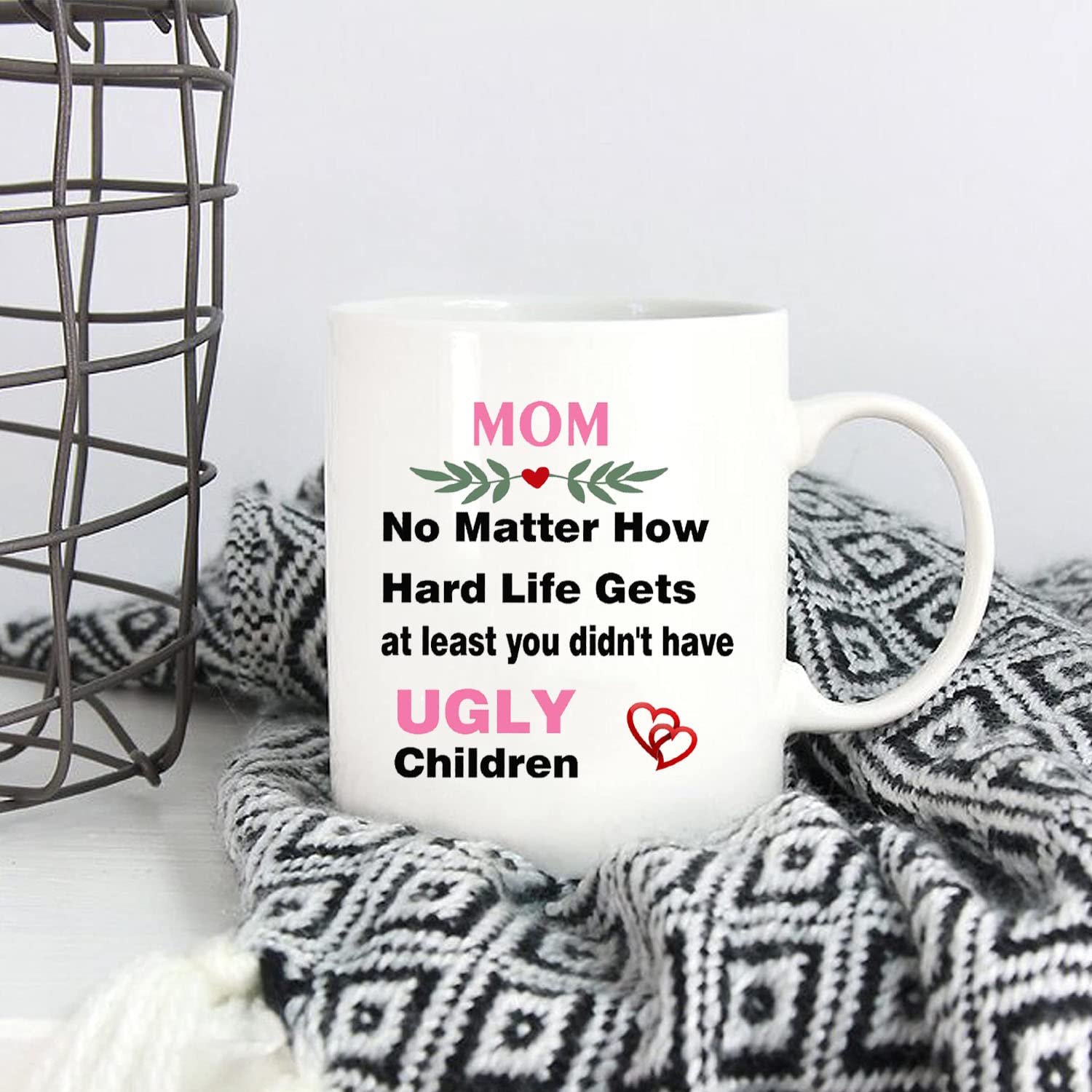 Gifts for Mom Coffee Mug, Mothers Day Gifts for Mom from Daughter Son, Birthday Gifts for Mom Fun Novelty Cup Unique Gifts Funny Mom Mug 11oz (White01)