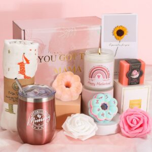 pengtai New Mom Gifts for Women,Pregnancy Gifts,Christmas Gifts for New Mom After Birth,Relaxing Spa Gifts for New Moms,Gender Reveal Gifts for Mom To Be,First Mothers Day Gifts for New Mom