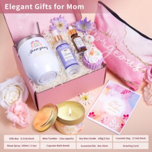 Birthday Gifts for Women Bath Relaxing Spa Gifts for Mom Candle Gift Basket for Best Friends Unique Gifts for Women Sleep Well Gift Set Get Well Soon Gifts for Sister Wife Her Coworker Bestie