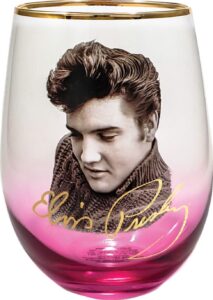 spoontiques elvis stemless glass